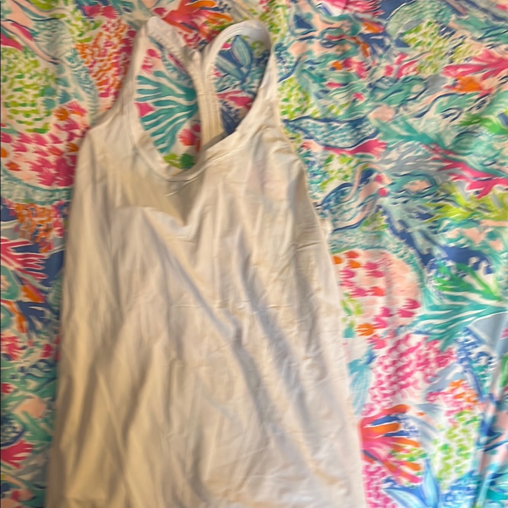 White Racerback Tank Top Lululemon